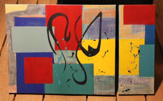 Geometrische Formen (2 Bilder)